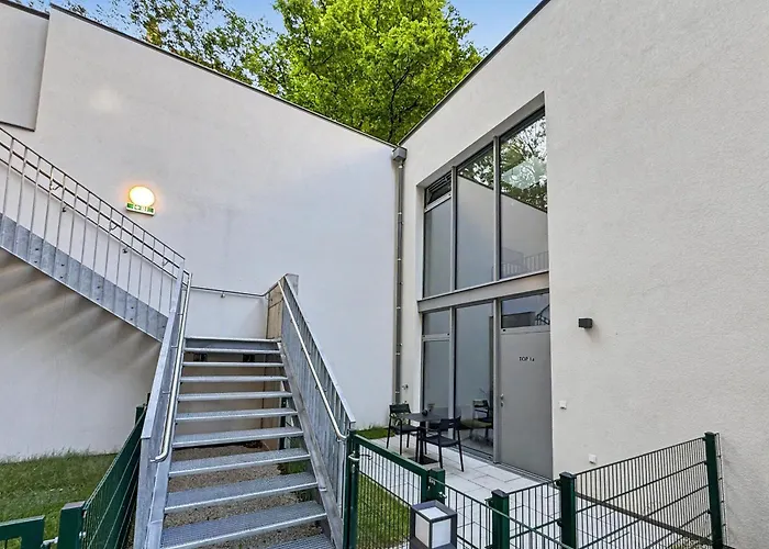 شقة Bauhaus Maisonette - Garten & Terrasse